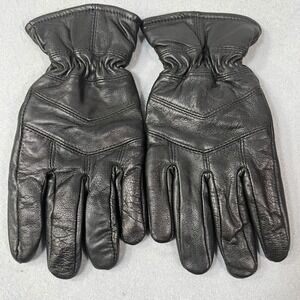 Jacob Ash Holdings M Black‎ Genuine Leather Gloves Thinsulate Lined Warm Men